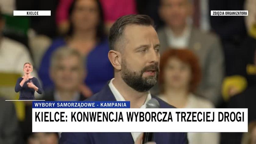 Kielce Konwencja samorządowa Trzeciej Drogi Hołownia dajemy wam to