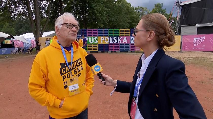 Andrzej Seweryn W Rozmowie Z Arlet Zalewsk Podczas Campusu Polska