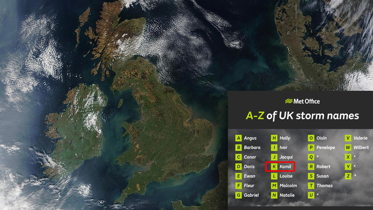 Brytyjczycy ogłosili nazwy najgroźniejszych sztormów Polskie imię na