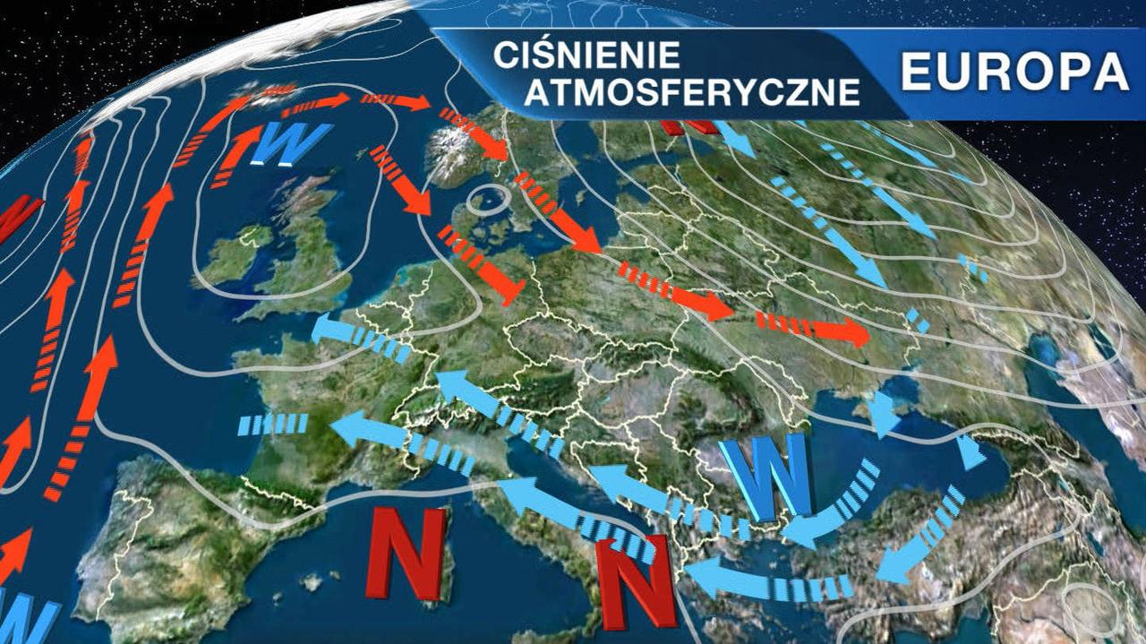 Nad Polsk Nap Ywa Ciep E I Suche Powietrze Z P Nocnego Zachodu Tvn