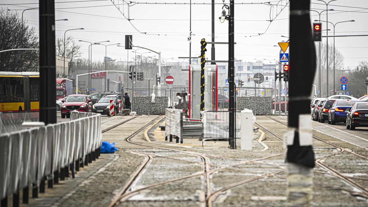 Warszawa Rafał Trzaskowski o tramwaju na Gagarina Termin TVN Warszawa