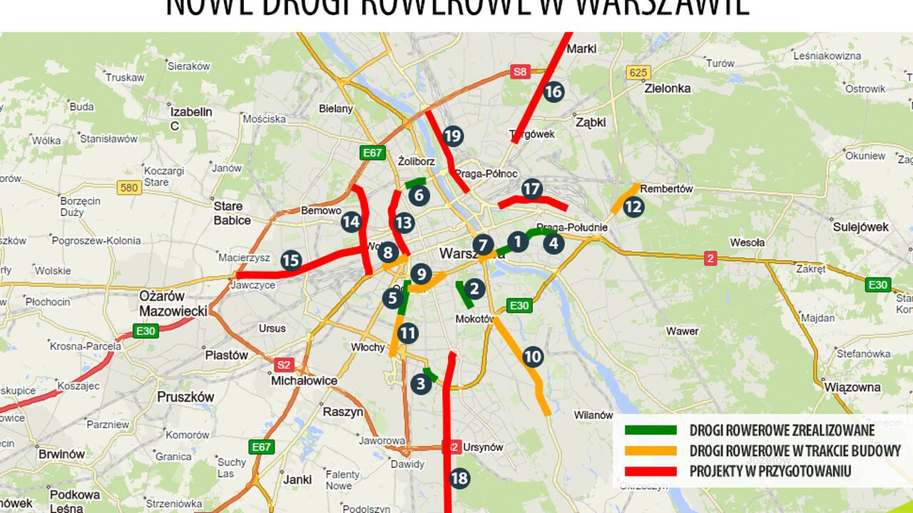 Nowe Drogi Rowerowe Za Mln Z Sprawd Gdzie Powstan Tvn Warszawa