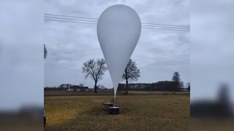 Balon spadł w powiecie łomżyński
