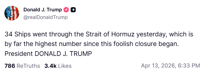 Trump o statkach