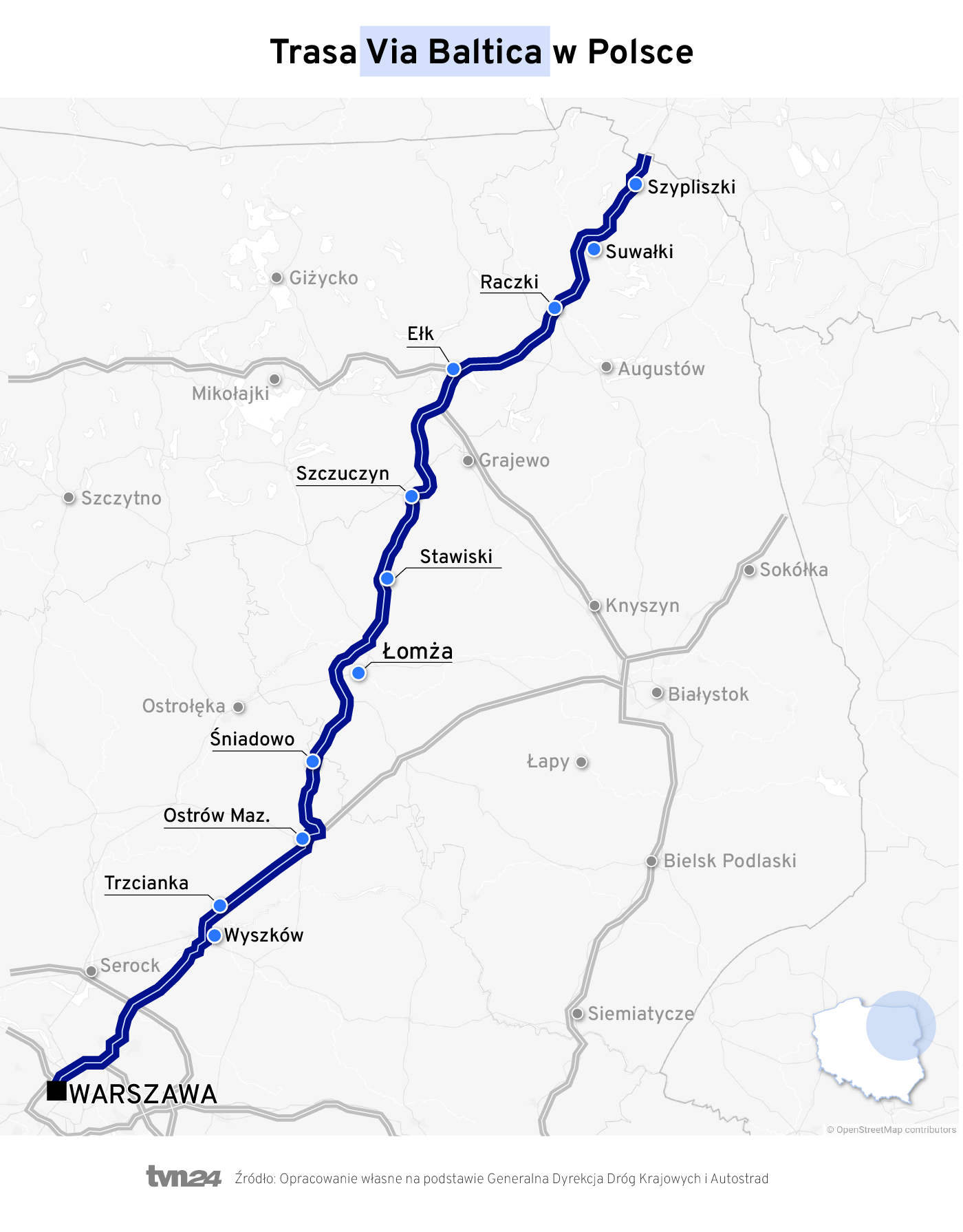 Ukończona trasa Via Baltica