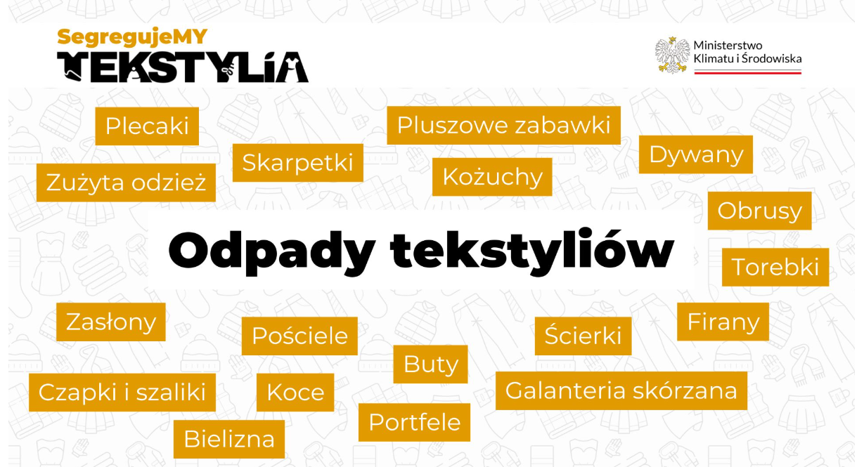 Co zalicza się do odpadów tekstyliów