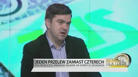 Andrusiewicz o jednym przelewie do ZUS