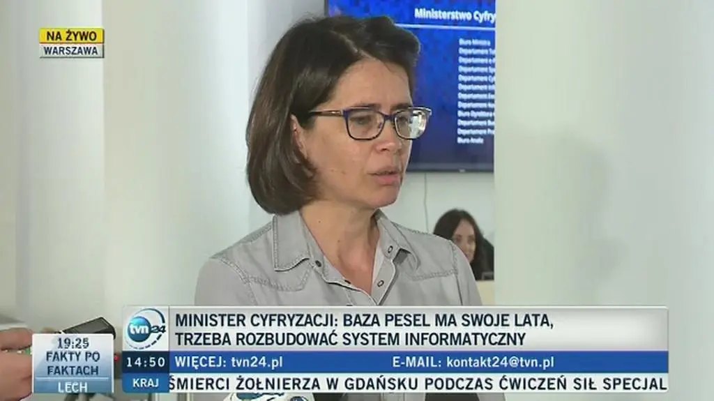 Anna Streżyńska o bazie PESEL