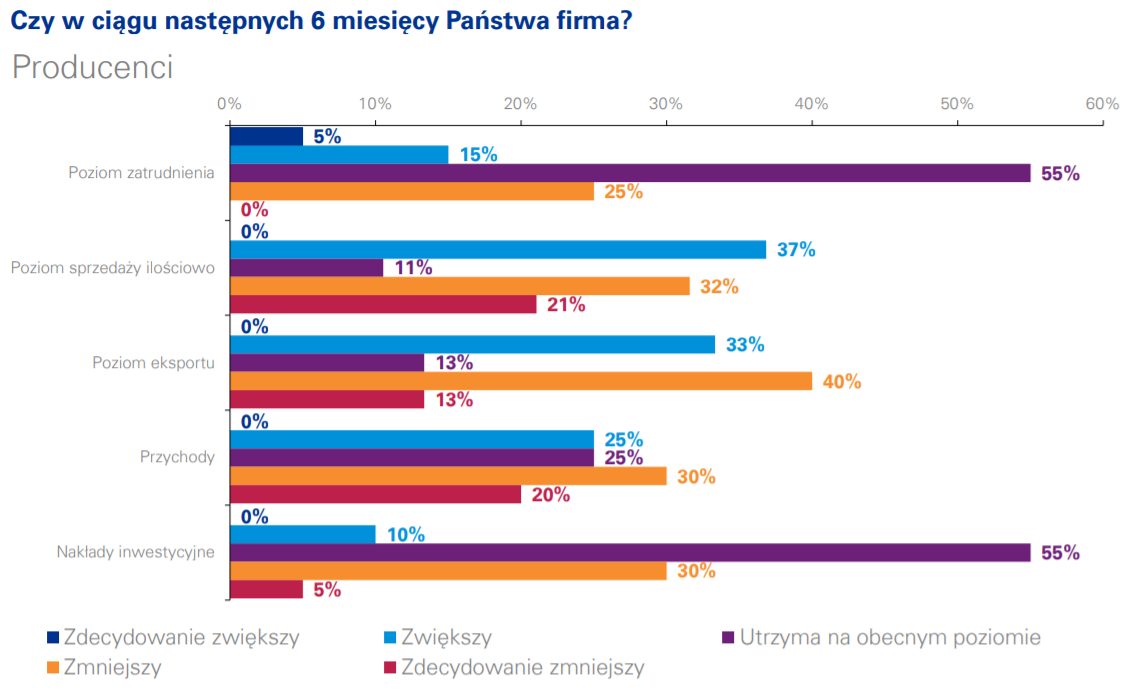 Przyszła sytuacja firmy - producenci