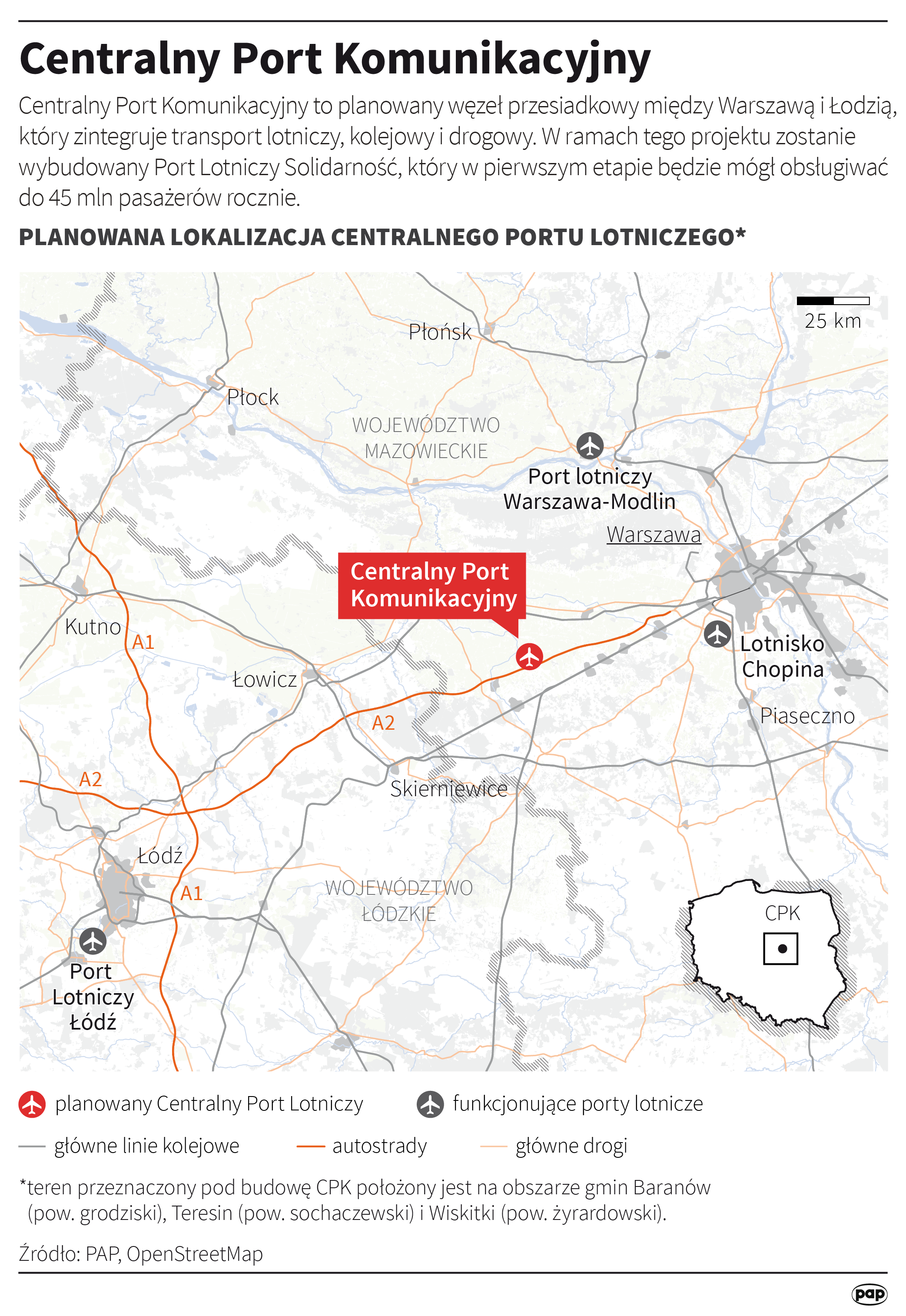 Aktualnie czytasz: Centralny Port Komunikacyjny. Pełnomocnik rządu zapowiada stworzenie nowej spółki