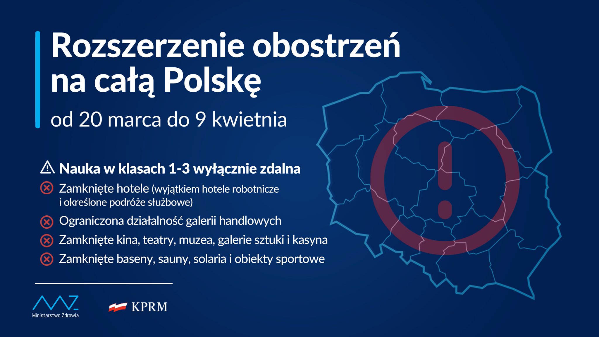 Aktualnie czytasz: Nowe obostrzenia w całej Polsce. Przepisy weszły w życie
