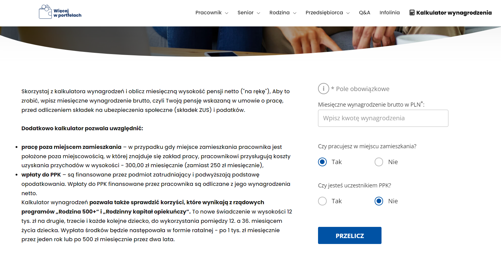 Kalkulator wynagrodzeń