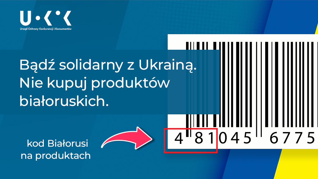 Kod kreskowy na produktach z Białorusi