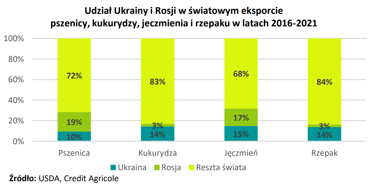 Aktualnie czytasz: Atak Rosji na Ukrainę "zagraża bezpieczeństwu żywnościowemu na świecie"