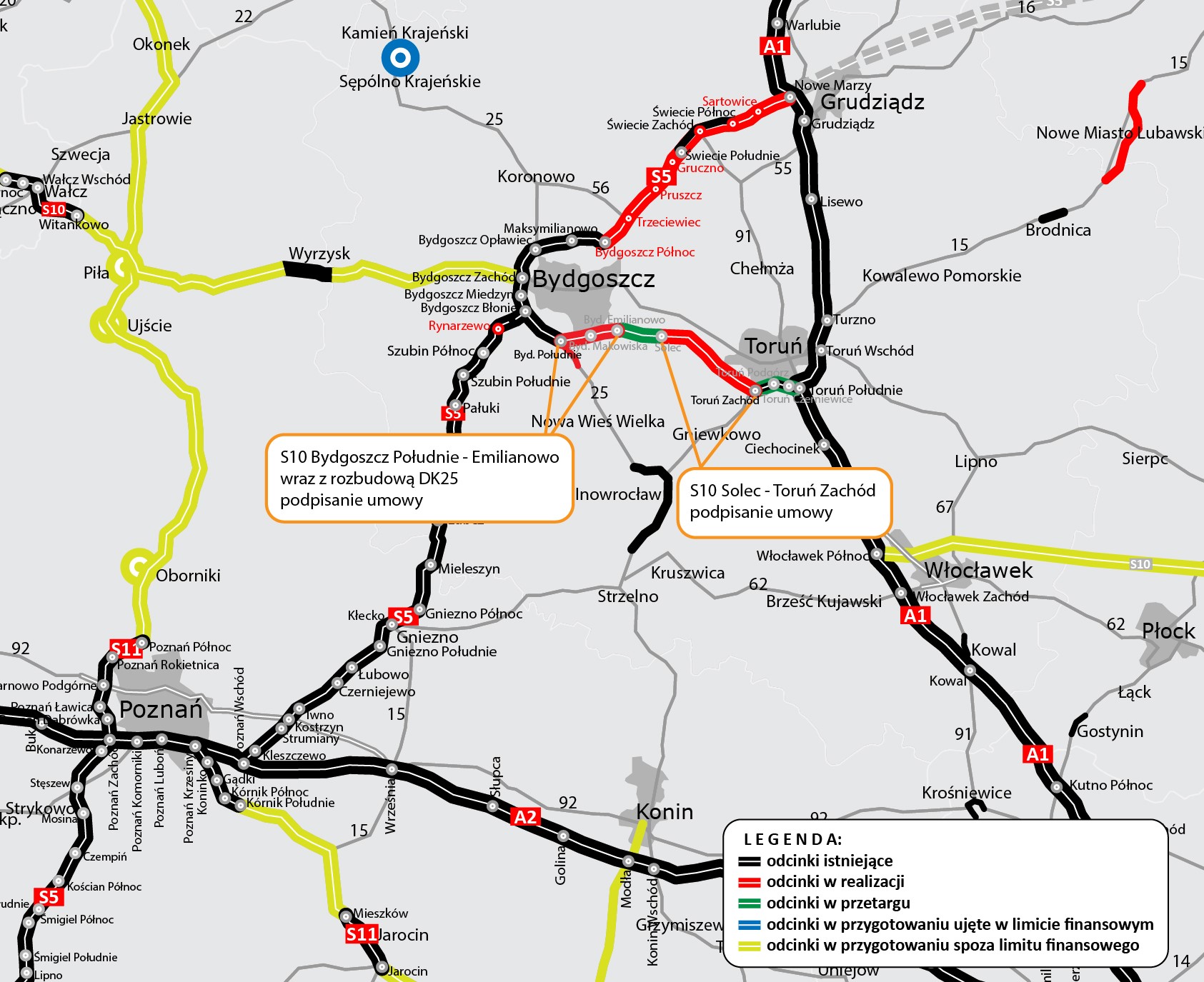 Aktualnie czytasz: Powstaną dwa odcinki ekspresówki. Podpisano umowy