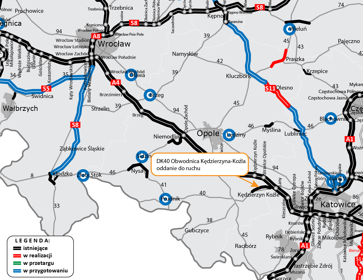 Aktualnie czytasz: Szybciej do autostrady A4. Kilkanaście kilometrów obwodnicy oddane do ruchu