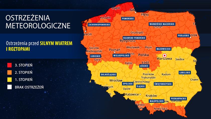 Ostrzeżenia meteorologiczne IMGW