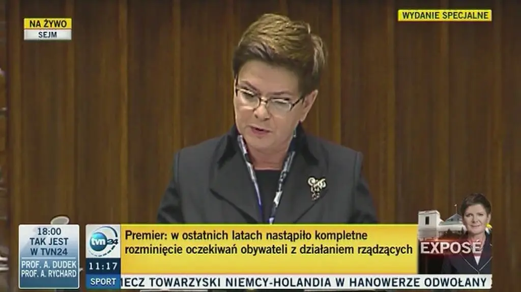 Beata Szydło o planie na pierwsze 100 dni