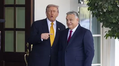 Viktor Orban z Donaldem Trumpem
