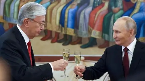 Kasym-Żomart Tokajew i Władimir Putin