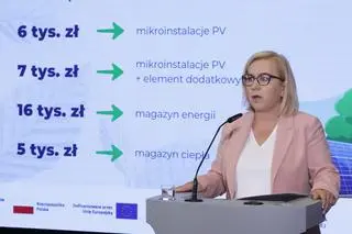 Wnioski o dofinansowanie do fotowoltaiki od 2 września. Paulina Hennig-Kloska