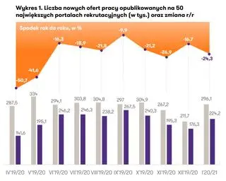 Aktualnie czytasz: "Rynek pracy nadal w głębokiej depresji". Liczba ofert ponownie zanurkowała