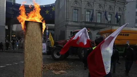 Protest rolników w Brukseli