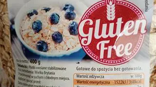 Ostrzeżenie GIS. Płatki owsiane bezglutenowe zawierające gluten