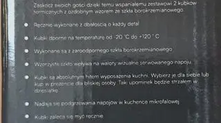 Kubek firmy Mondex wycofany z obrotu