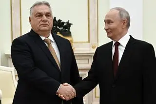 Viktor Orban i Władimir Putin