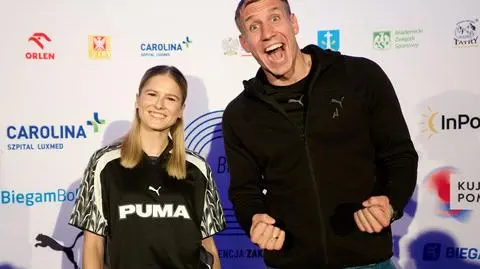 Pia Skrzyszowska i Piotr Lisek