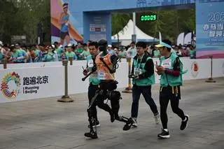 Półmaraton robotów w Chinach