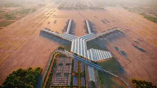 Wizualizacja Centralnego Portu Komunikacyjnego