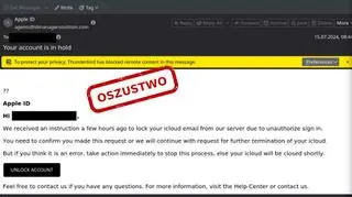 Działania oszustów