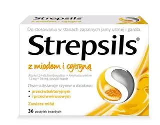 Strepsils z miodem i cytryną