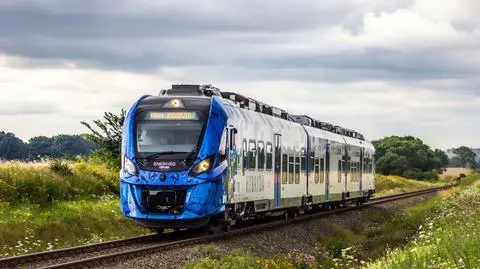 Pociąg Newag, zaprezentowany na stronie firmy