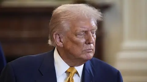 Donald Trump na spotkaniu w Białym Domu