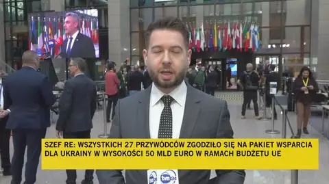 Jest porozumienie na szczycie UE w sprawie pomocy dla Ukrainy