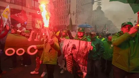 Strajk w stolicy Belgii