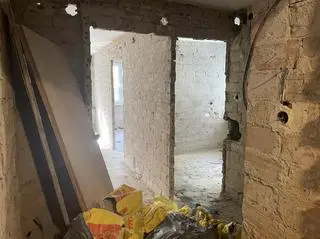 Mieszkania przy ul. Andersa 30 po pożarze