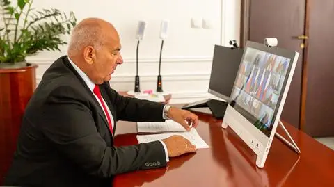 Minister finansów Tadeusz Kościnski