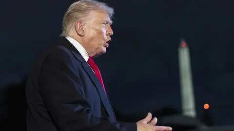 Donald Trump na konferencji prasowej