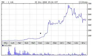 Mercator - wykres roczny