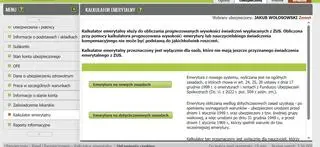 Kalkulator emerytalny