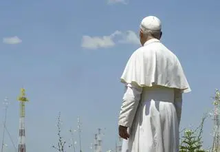 "Znacząca rozmowa" z papieżem, o którą "ofiary długo zabiegały"