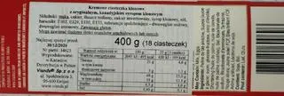 Partie ciastek klonowych wycofywanych z rynku