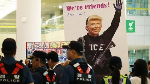 Deportacja nielegalnie pracujących Koreańczyków 