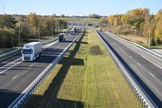 Via Baltica przy polsko-litewskim przejściu granicznym Budzisko-Kalvarija
