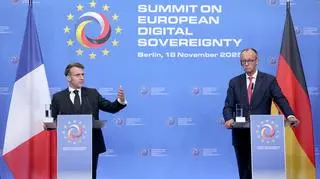 Emmanuel Macron i Friedrich Merz 