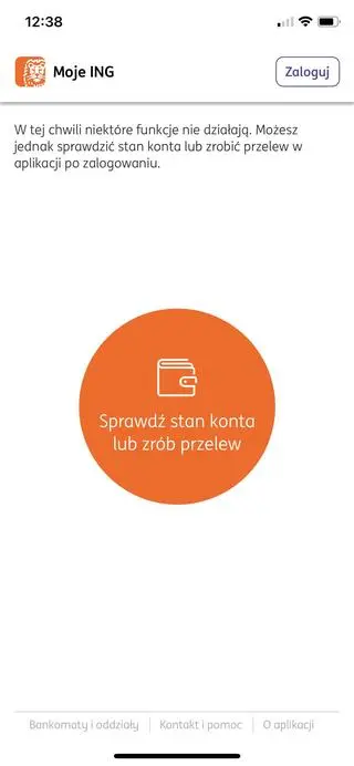 Awaria w ING Banku Śląskim